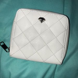 white small wallet